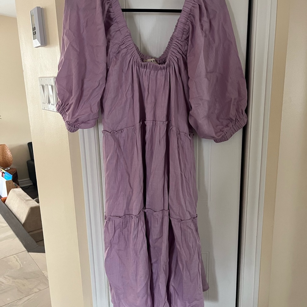 Vici Lavender Midi Dress